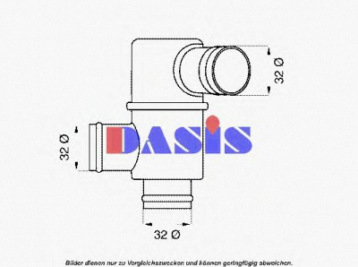 AKS DASIS 750769n -  Термостат, охлаждающая жидкость